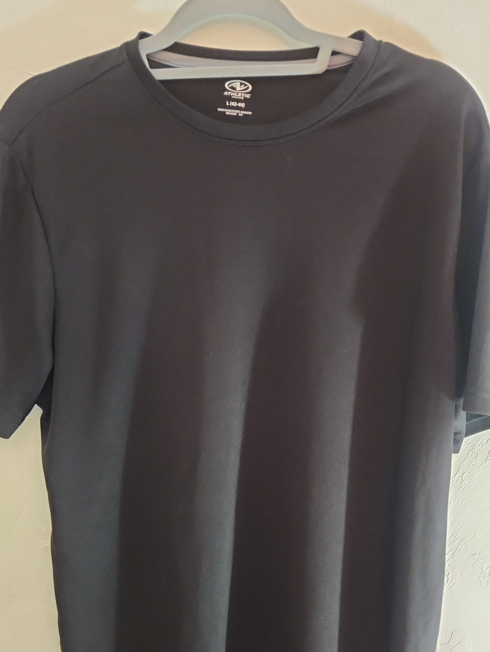 Athletic Works Men’s Black Short Sleeve Crew Tee